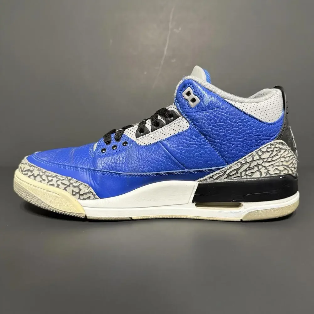 Nike Air Jordan 3 Retro Varsity Royal CT8532-400 Men Size 11 Shoes